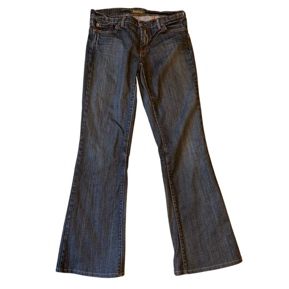 David Kahn Jeans Women Size 29 Nikki Wide Leg Blue Bootcut Med Wash 30x32